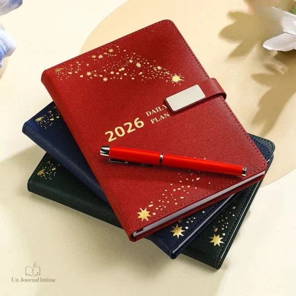 Journal intime 2026 au design chic
