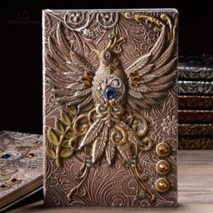 Journal intime avec couverture artistique et raffinée