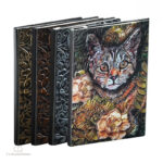 Journal intime avec illustrations inspirantes sur chaque page