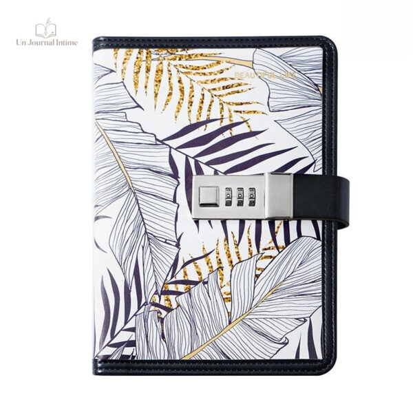Cahier secret à pages blanches pour créativité libre