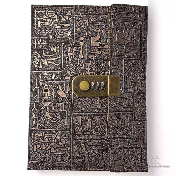 Carnet de notes avec système de verrouillage pratique