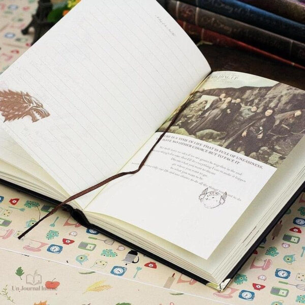 Carnet pour adolescents sur l'univers de Game Of Thrones
