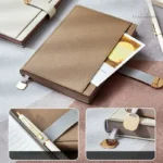 Carnet élégant beige, parfait pour vos pensées intimes