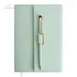 Journal intime vert macaron moderne