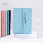 Carnet vert macaron pour pensées personnelles