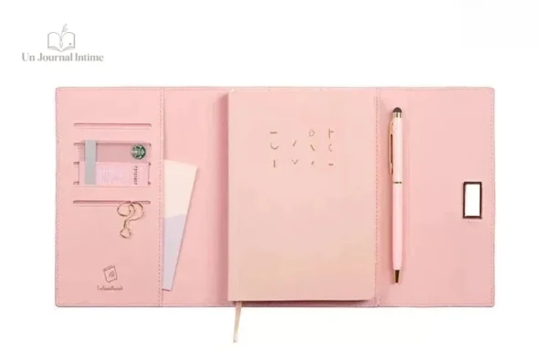 Journal moderne aux teintes vertes apaisantes