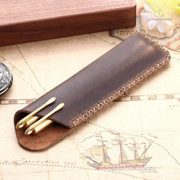 Élégant étui pour stylo à emporter partout