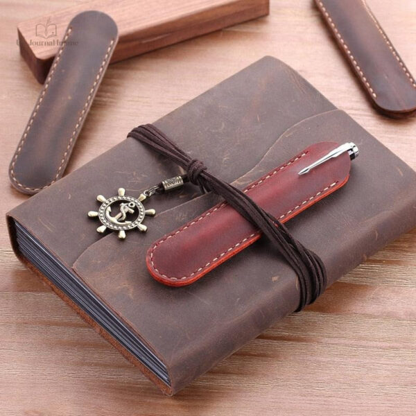 Protection de stylo en cuir, pour quotidien raffiné