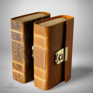 Gros journal intime avec couverture élégante