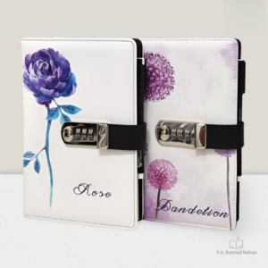 Journal intime décoratif pour l'écriture personnelle