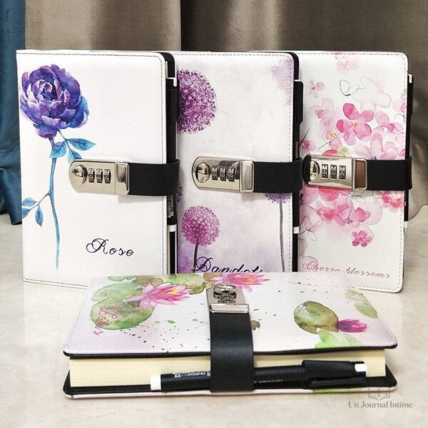 Journal intime à pages blanches pour libre expression