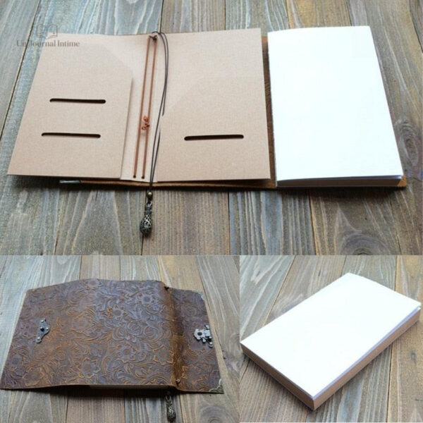 Journal intime avec couverture élégante et pratique