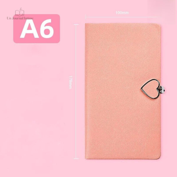 Carnet pour les lettres et pensées romantiques