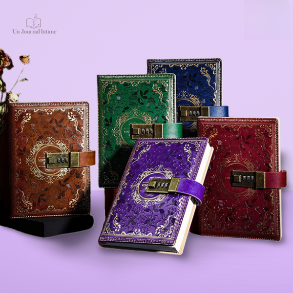 journal-intime-avec-cadenas-code-1 Journal intime avec cadenas à code sécurisé