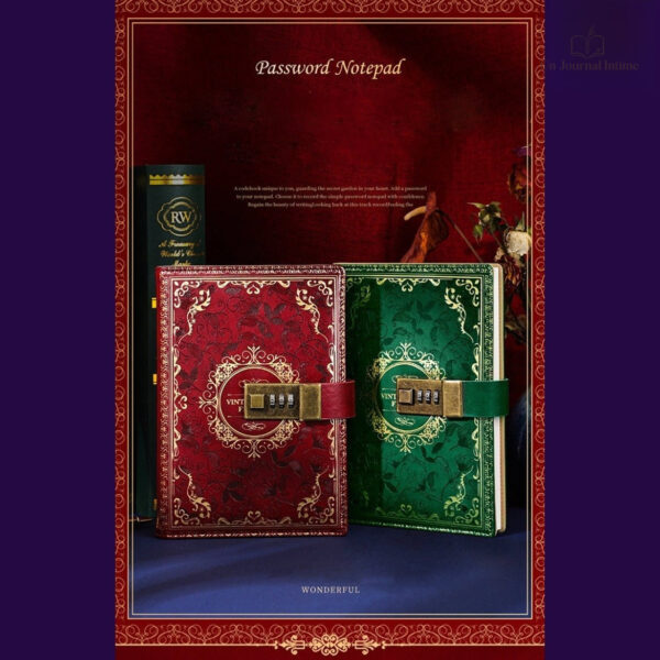 Journal à écrire avec protection par code