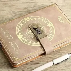Carnet personnel avec verrou, parfait pour écrire en toute confidentialité