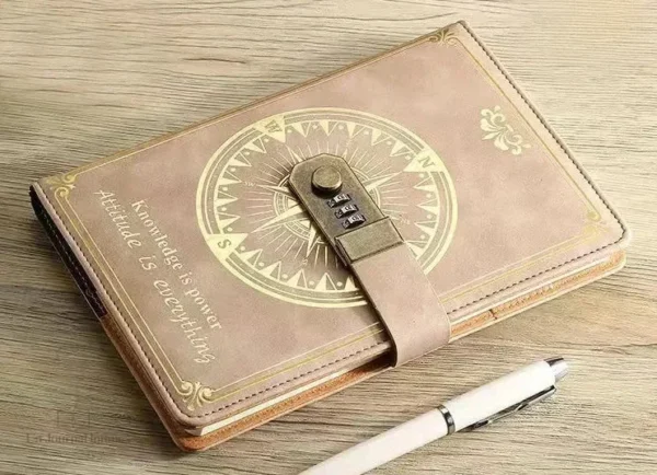 Carnet personnel avec verrou, parfait pour écrire en toute confidentialité