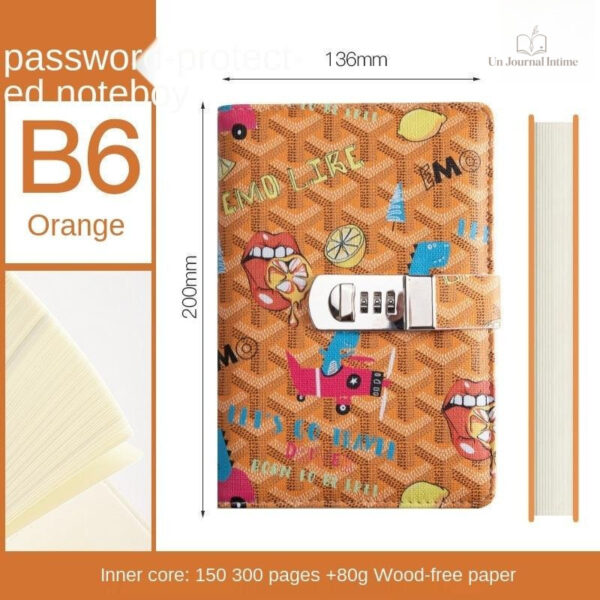 Cahier intime verrouillable pour un usage privé