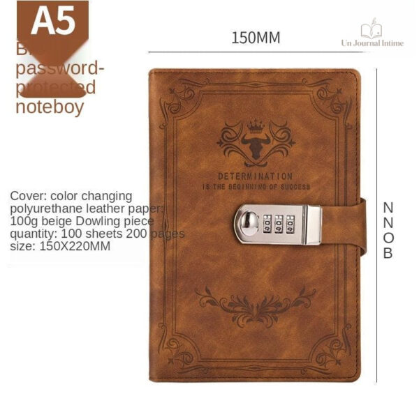 Journal avec code pour préserver la vie privée