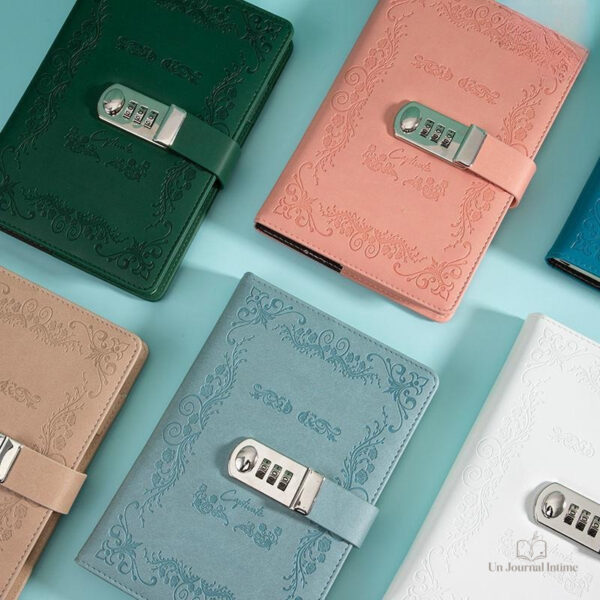 Journal intime avec une finition lisse et soignée