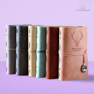 Journal intime cahier élégant pour écrire des pensées