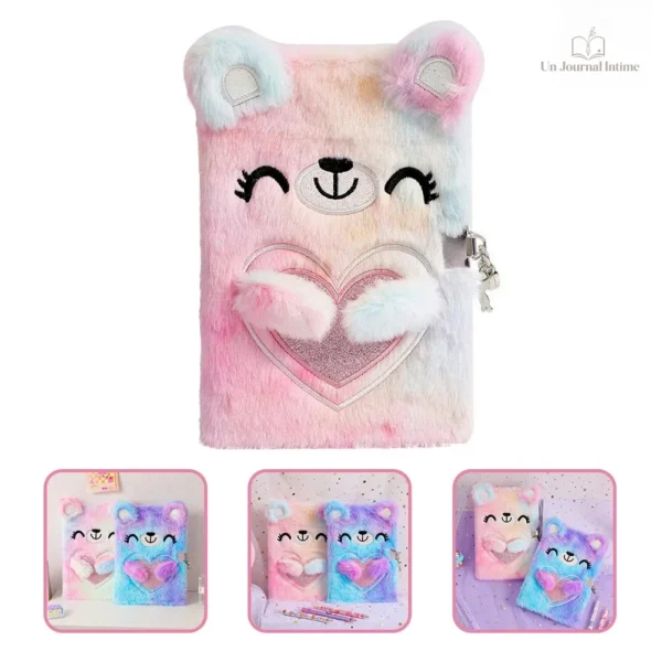 Carnet personnel décoré d'un chat mignon