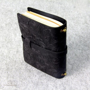 Journal intime couverture cuir vintage