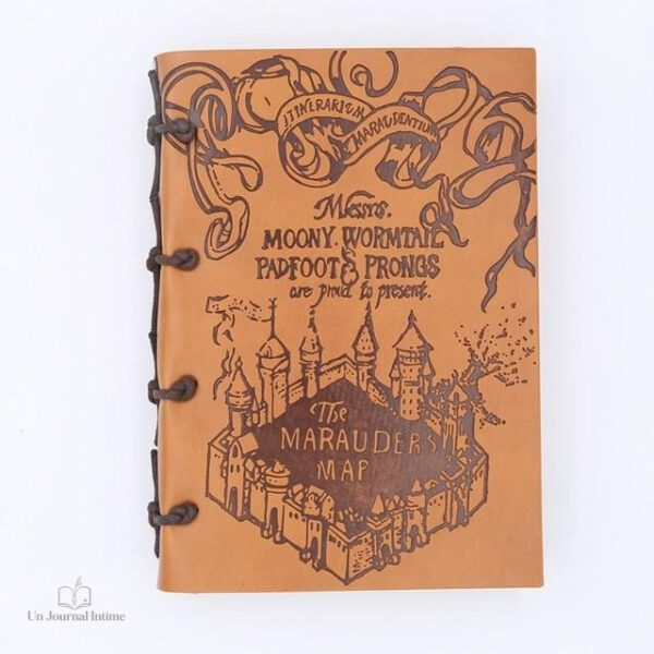 Journal Harry Potter en cuir pour écrire ses pensées