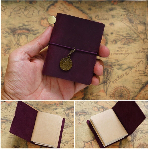 Journal de poche bleu pour explorer ses passions