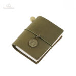 Journal intime compact bleu pour les idées créatives