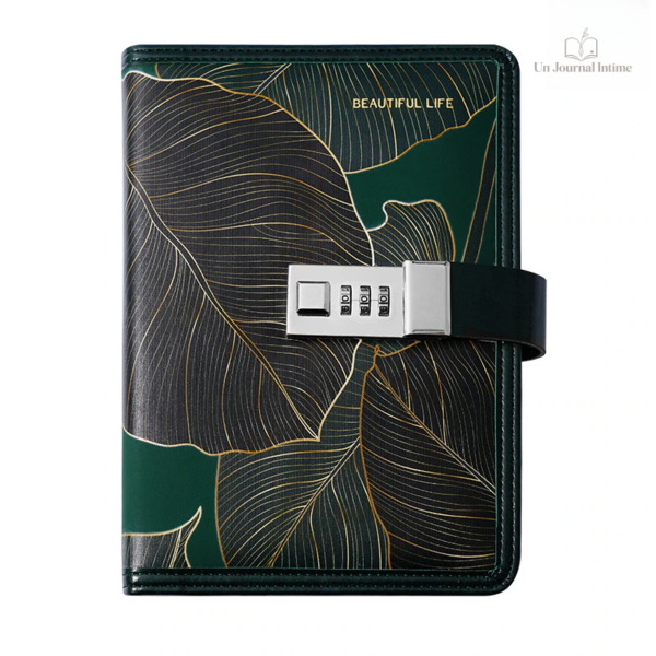 journal-intime-design-feuille-a-code-1 Journal intime design feuille à code élégant et pratique