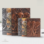 Journal intime éléphant avec couverture illustrée