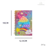 Journal intime coloré, idéal pour les pensées d'enfance