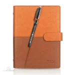 Couverture beige douce pour un journal intime