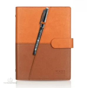 Couverture beige douce pour un journal intime