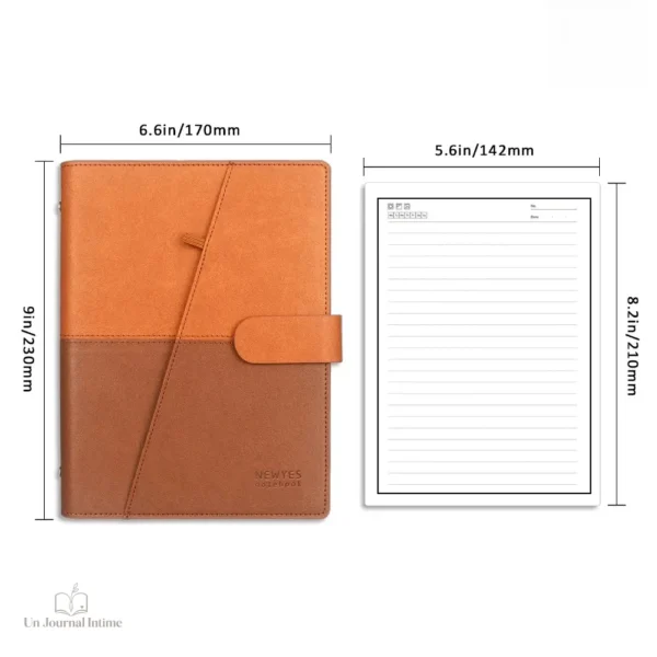 Journal intime beige pour un style classique