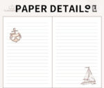 Cahier personnel garçon, design unique avec sécurité