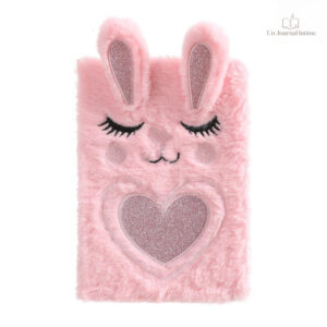 Joli journal intime avec motif de lapin pour enfants
