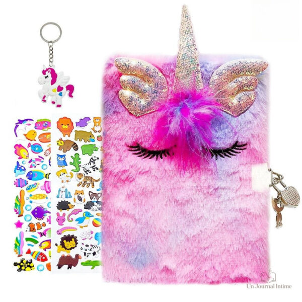 Carnet de notes licorne, idéal pour écrire ses secrets