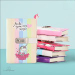 Journal intime licorne avec code de sécurité