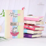 Carnet magique de licorne à verrouillage