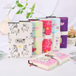 Journal secret licorne coloré pour adolescents