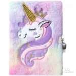 Journal intime licorne magique pour écrire des pensées