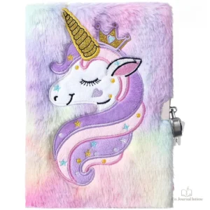 Journal intime licorne magique pour écrire des pensées