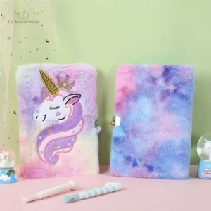 Carnet licorne coloré pour notes et réflexions personnelles