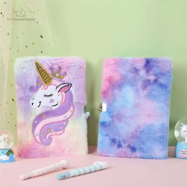Carnet licorne coloré pour notes et réflexions personnelles