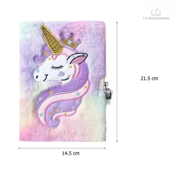 Cahier intime magique sur le thème des licornes pour rêver