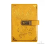 Carnet élégant avec un design de phénix doré