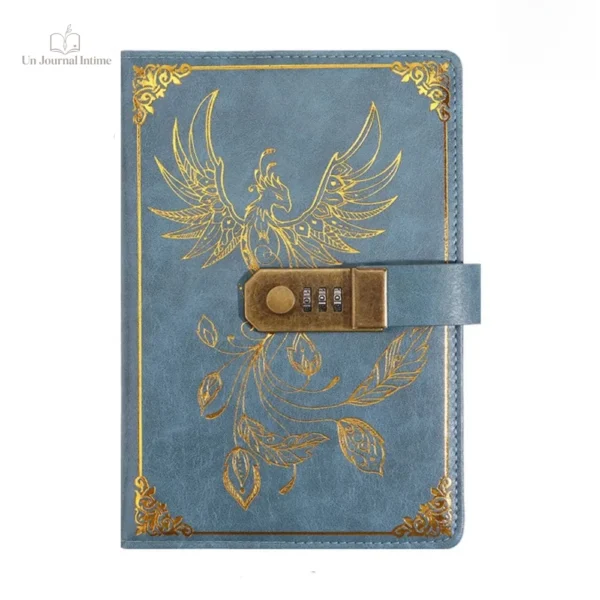 Journal intime raffiné aux accents dorés