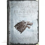 Détails du design loup sur la couverture du journal